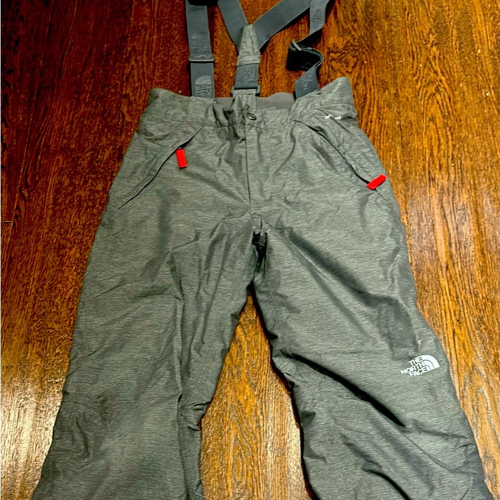 The North Face - Youth insulated snow pants, Size M (10/12), Grey